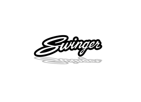 Rear Badge with logo Swinger