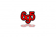Rear Badge with logo 695