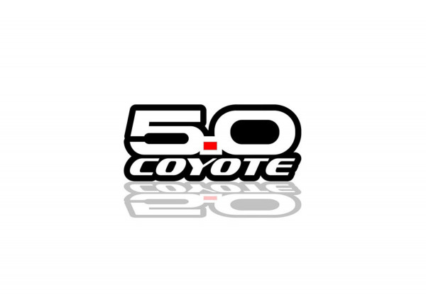 Rear Badge with logo 5.0 Coyote for Mustang (type 2)