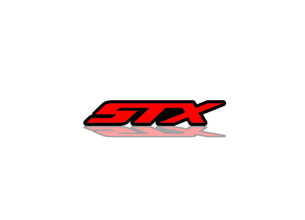 Rear Badge with logo STX (type 2)