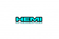 Rear Badge with logo Hemi (type 1)