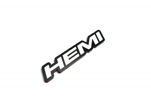 Rear Badge with logo Hemi (type 2) Rear Badge with logo Hemi (type 2)