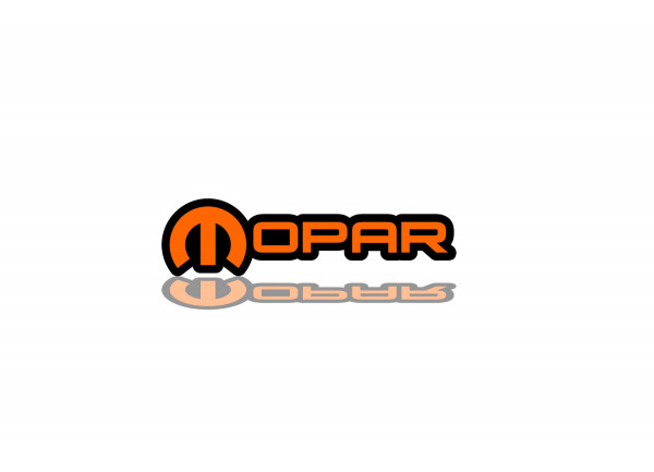 Rear Badge with logo Mopar (type 2)