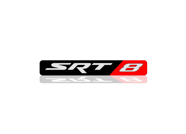 Rear Badge with logo SRT8 (type 1)