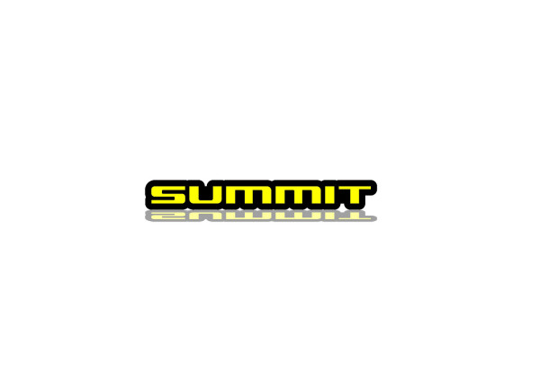 Rear Badge with logo Summit