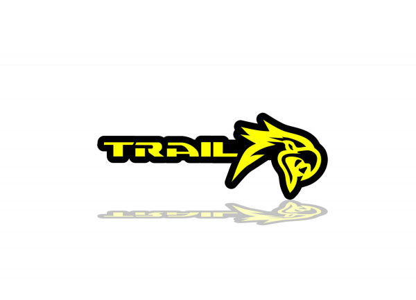 Rear Badge with logo Trail + Hawk