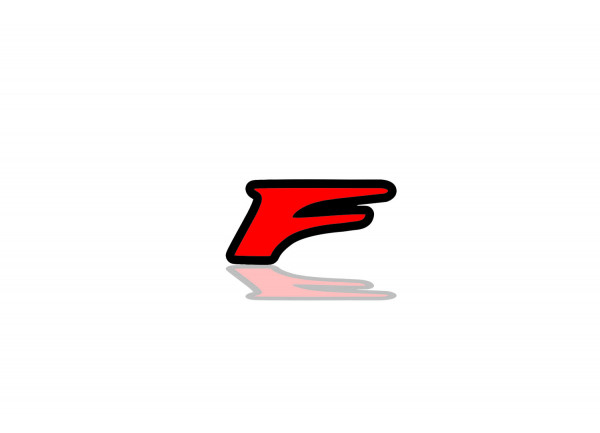 Rear Badge with logo F Sport (type 3)