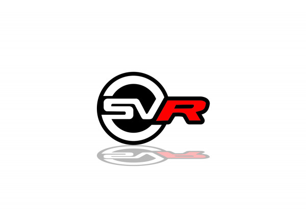 Rear Badge with logo SVR (type 2)