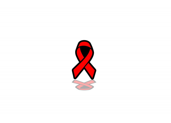 Rear Badge with logo Cancer Ribbon