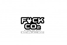 Rear Badge with logo F*ck CO2