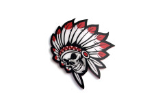 Rear Badge with logo Indian Skull Chief Rear Badge with logo Indian Skull Chief