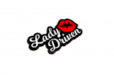 Rear Badge with logo Lady Driven Rear Badge with logo Lady Driven