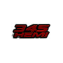Grill badge with logo 345HEMI (type 2)