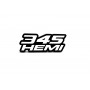 Grill badge with logo 345HEMI (type 2)