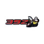 Grill badge with logo 392 + Scatpack Grill badge with logo 392 + Scatpack