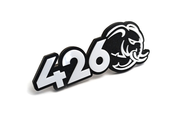 Grill badge with logo 426 Hellephant Grill badge with logo 426 Hellephant