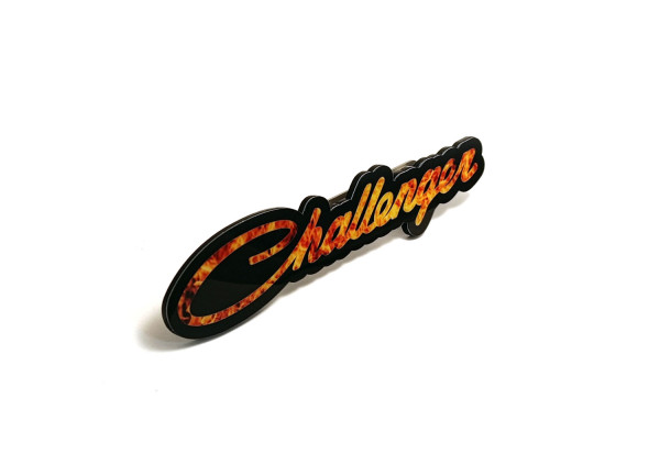 Grill badge with logo Challenger - (type Fire)