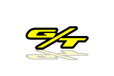 Grill badge with logo GT (type 3)