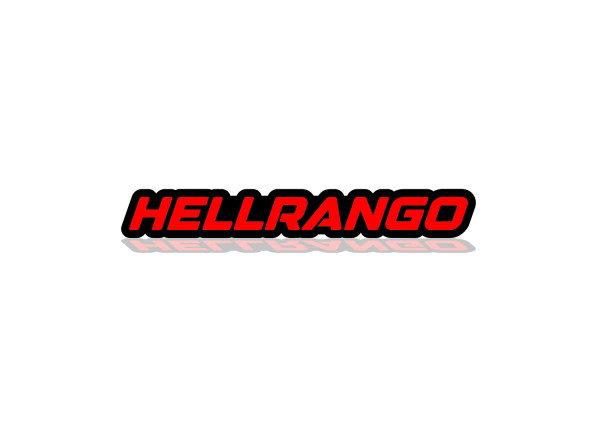 Grill badge with logo Hellrango Grill badge with logo Hellrango
