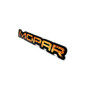 Grill badge with logo Mopar - (type Fire)