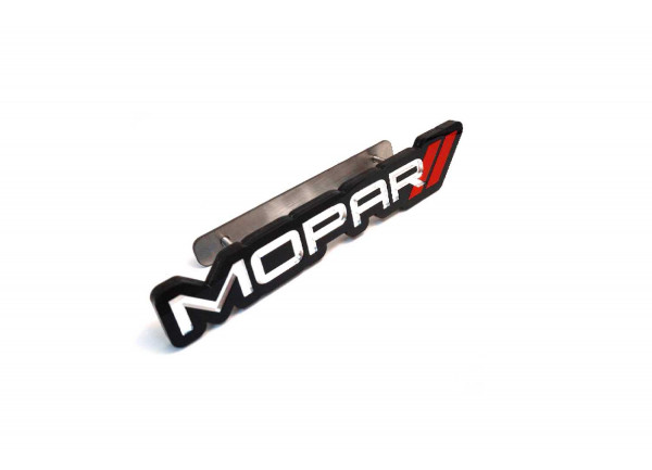 Grill badge with logo Mopar + logo Dodge
