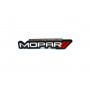 Grill badge with logo Mopar + logo Dodge