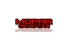 Grill badge with logo Mopar or NO CAR