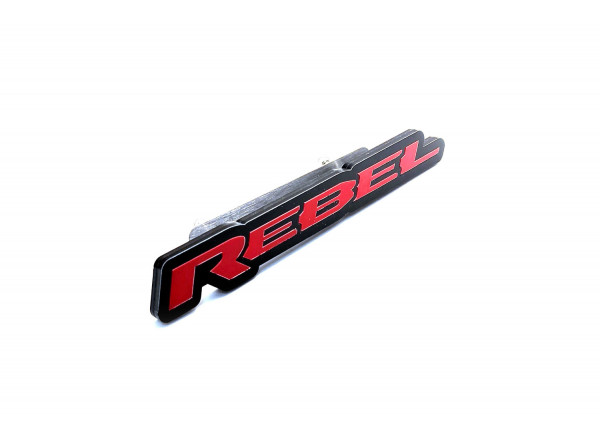 Grill badge with logo Rebel Grill badge with logo Rebel