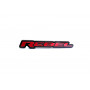 Grill badge with logo Rebel Grill badge with logo Rebel