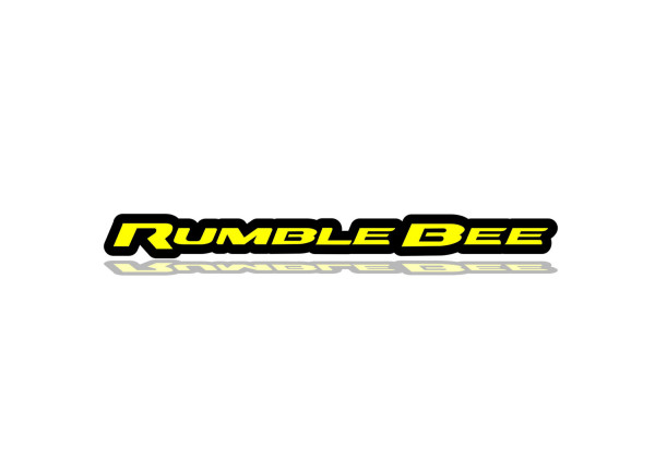 Grill badge with logo Rumble Bee