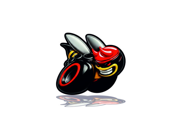 Grill badge with logo Scatpack (type 5)