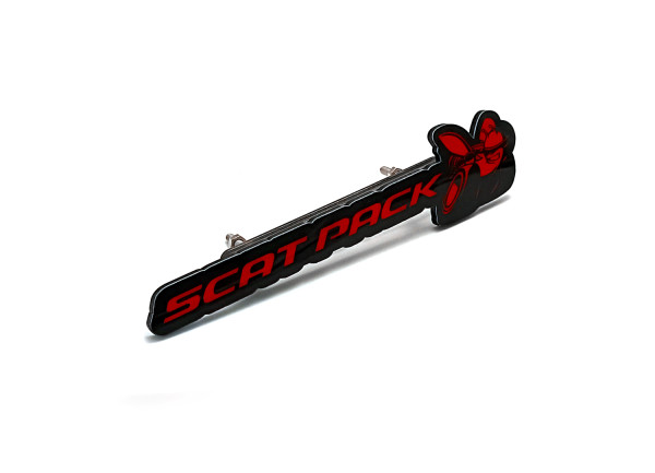 Grill badge with logo Scatpack (type 3)