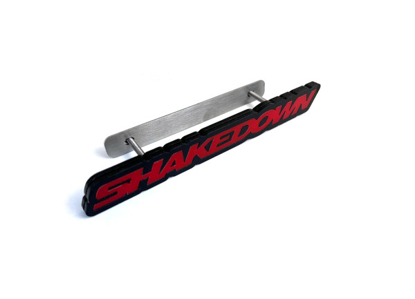 Grill badge with logo Shakedown