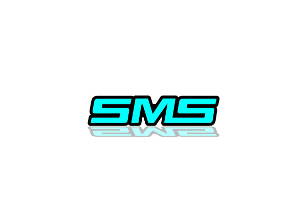Grill badge with logo SMS Grill badge with logo SMS