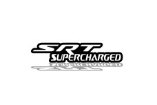 Grill badge with logo SRT Supercharged Grill badge with logo SRT Supercharged