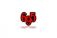 Grill badge with logo 695