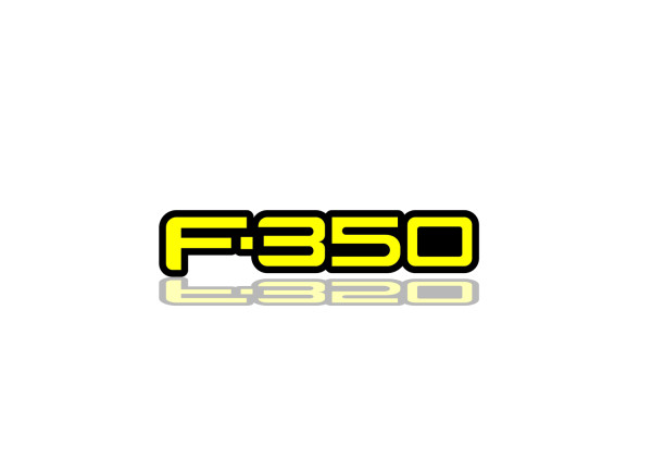Grill badge with logo F-350 Grill badge with logo F-350
