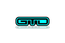 Grill badge with logo GTD (type 2)
