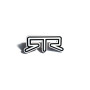 Grill badge with logo RTR (type 2) Grill badge with logo RTR (type 2)