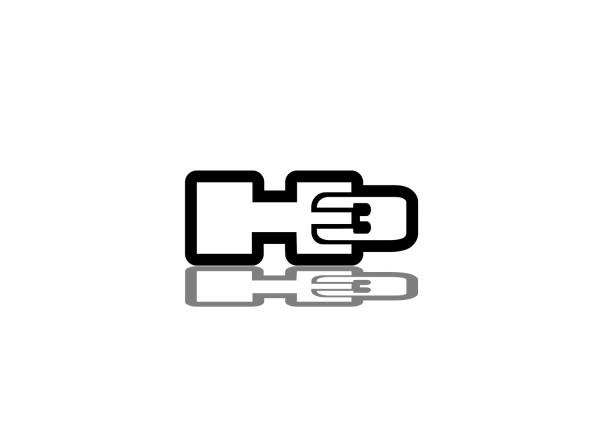 Grill badge with logo Hummer H3