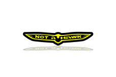 Grill badge with logo Not a Hawk Grill badge with logo Not a Hawk