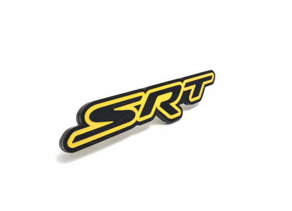 Grill badge with logo SRT (type 2)