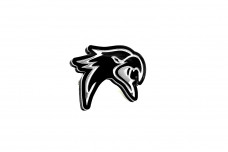 Grill badge with logo TrackHawk (type 3) Grill badge with logo TrackHawk (type 3)