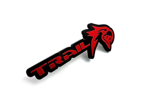 Grill badge with logo Trail + Hawk
