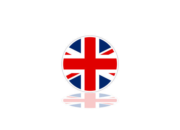 Grill badge for Mini with logo UK Flag (type 1) Grill badge for Mini with logo UK Flag (type 1)