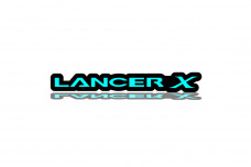 Grill badge with logo Lancer X Grill badge with logo Lancer X