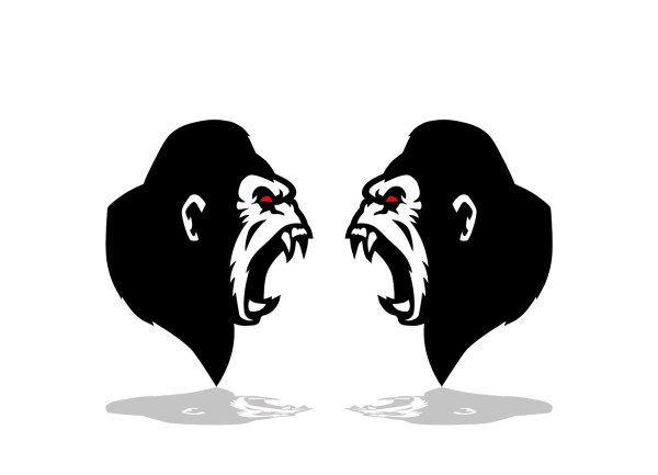 Badges for fenders with logo Gorilla