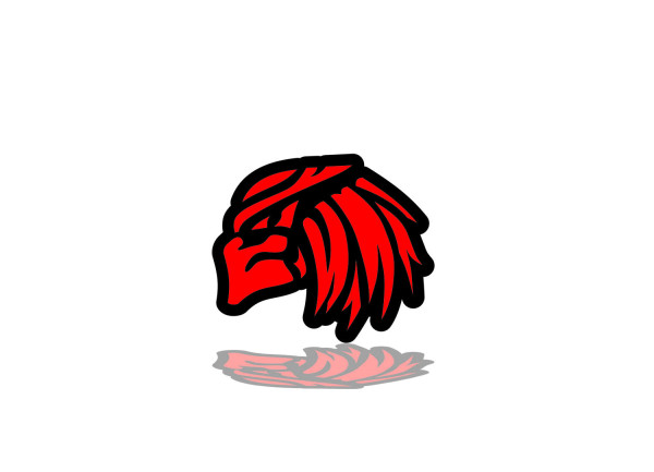 Grill badge with logo Predator (type 1)