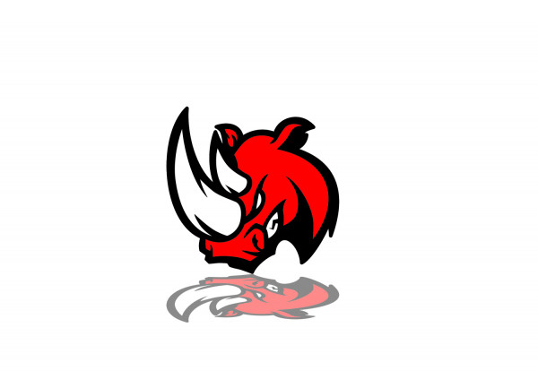 Grill badge with logo Rhino