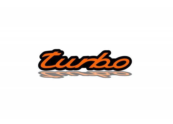 Grill badge with logo Turbo